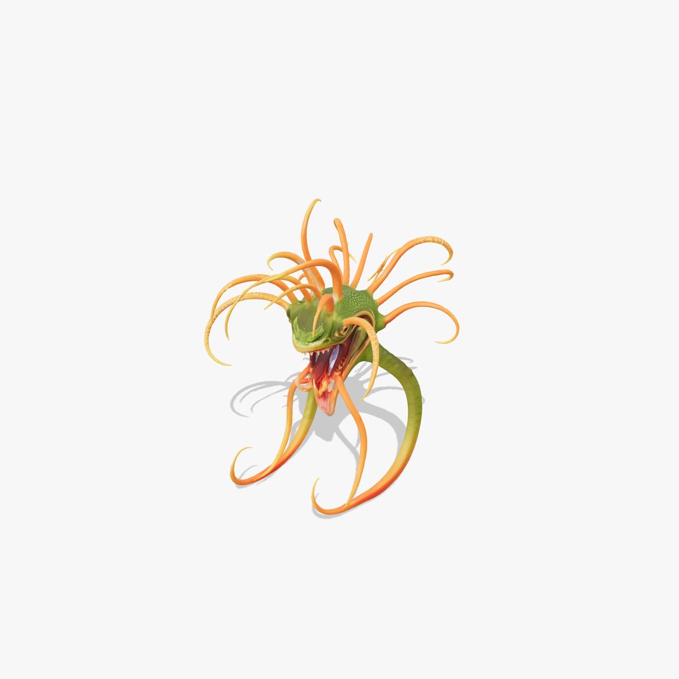 Vibrant Alien Creature model pack